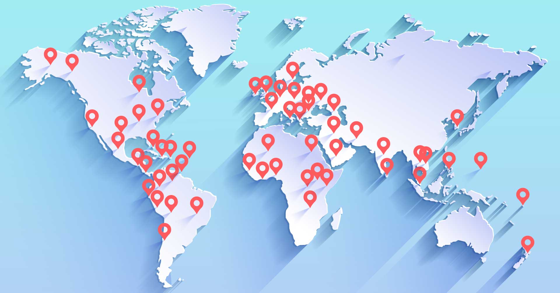 IMS Worldwide Service Map